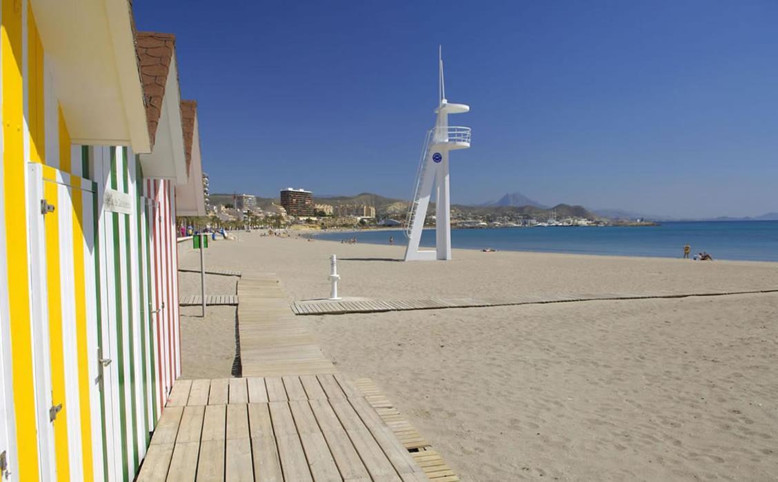 1ª Linea Del Mar 2 Habitaciones 2 Banos, Parking Subterraneo Incluido, Mascotas El Campello Esterno foto